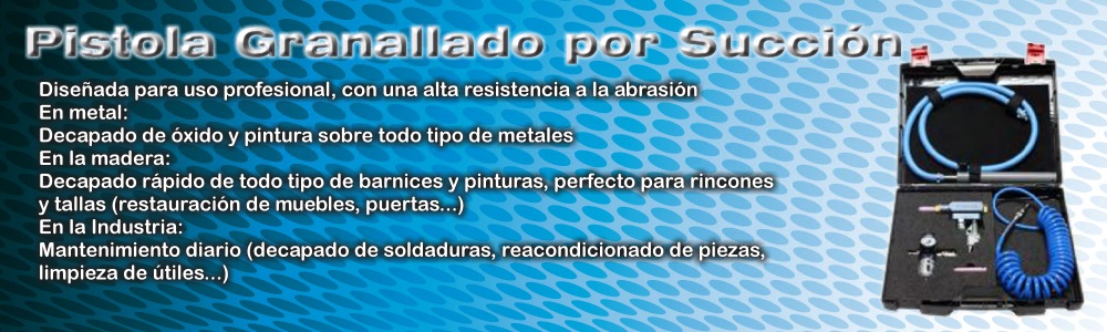 Pistola Granallado Succión