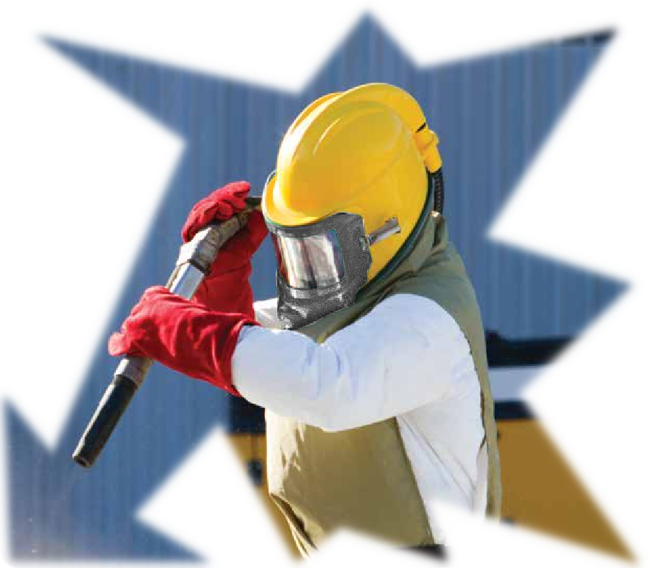 GenVX detalle Casco Respirador Granallado