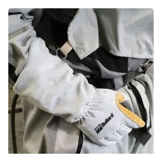 Guante granallado destreza durable