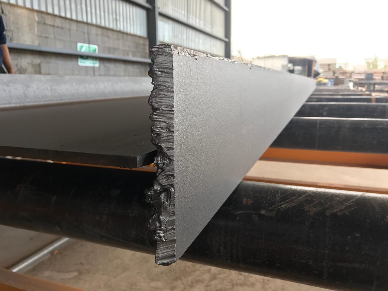 Granalladora Estructuras Salida Perfil Detalle Frontal