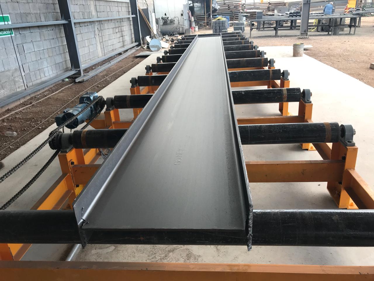 Granalladora Estructuras Salida Perfil Terminado