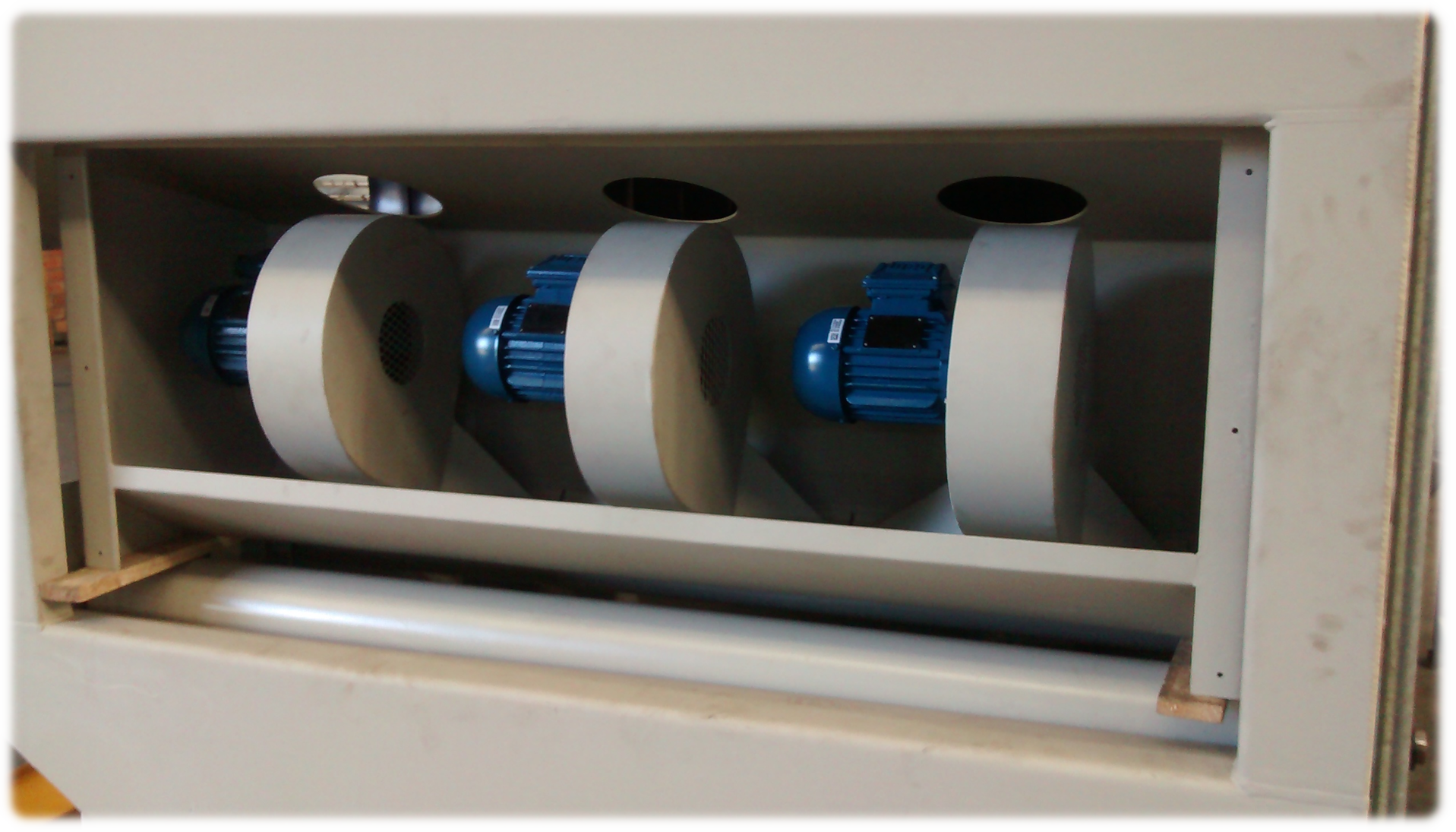 granalladora estructuras Detalle turbinas.