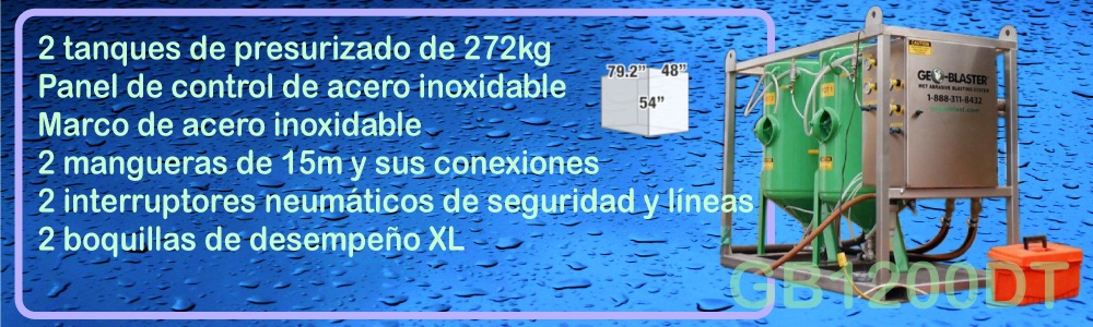 Wet Blasting GB1200DT GEO-BLASTER