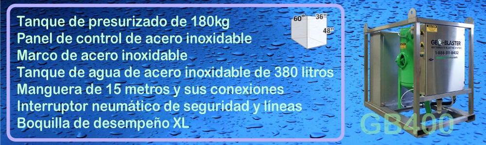 Wet Blasting GB400 GEO-BLASTER