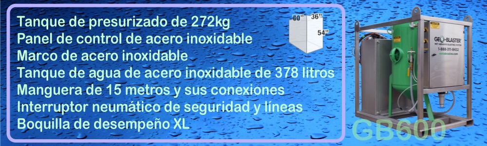 Wet Blasting GB600 GEO-BLASTER