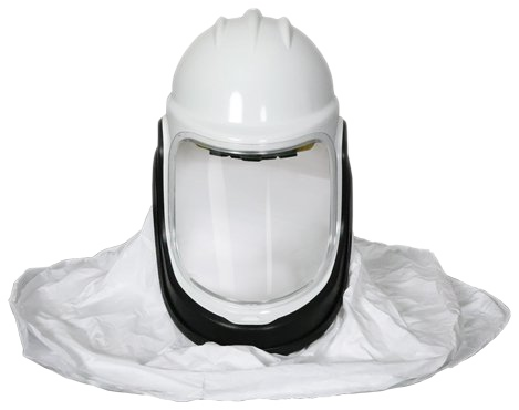 HMXi detalle Casco Respirador Pintura